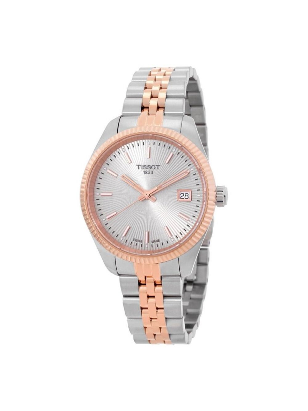 NWT Tissot Ballade Quartz Silver Dial Ladies Watch